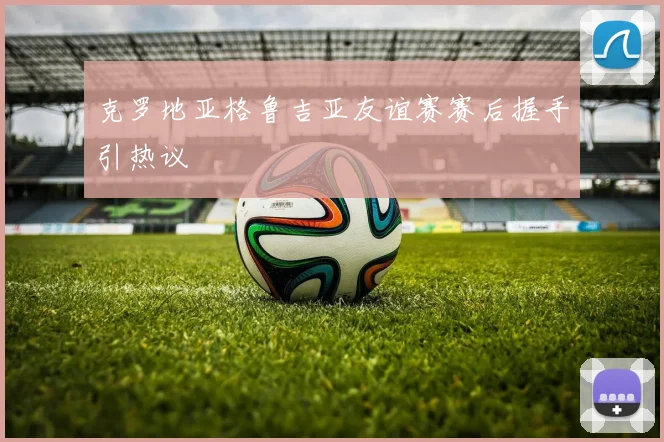 克罗地亚格鲁吉亚友谊赛赛后握手引热议